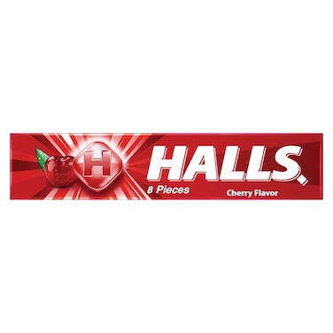 Halls Candy with Cherry Flavor - 22.4 gram