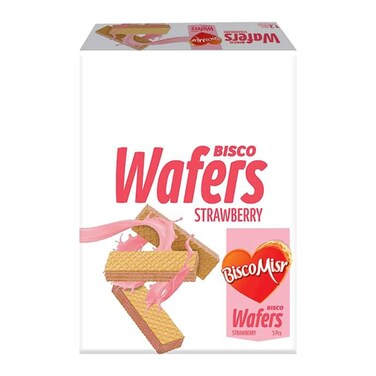 Bisco Wafers Wafers Filled with Strawberry Cream - 12 Pieces