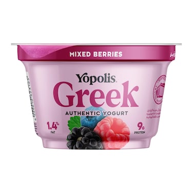 Yopolis Greek Yogurt with Mixed Berries - 150 gram