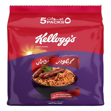 كيلوجز نودلز بطعم السجق - 70 جم - 5 قطع