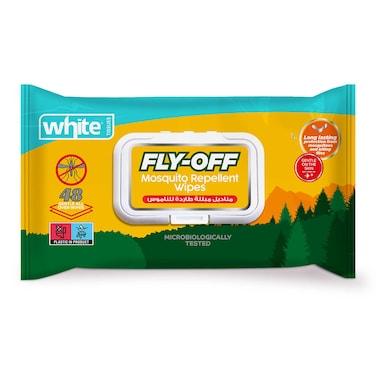 وايت مناديل مبللة طاردة للناموس - 48 منديل مبلل