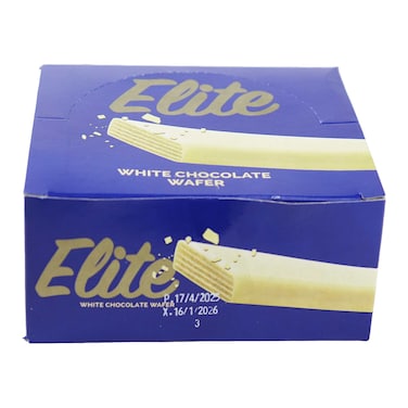 ايليت ويفر بالشيكولاته البيضاء - 12 قطعة