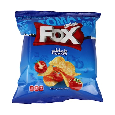 فوكس رقائق البطاطس بطعم الكاتشب - 24 جرام
