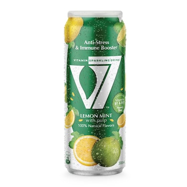 V7 Lemon Mint Sparkling Drink - 300ml