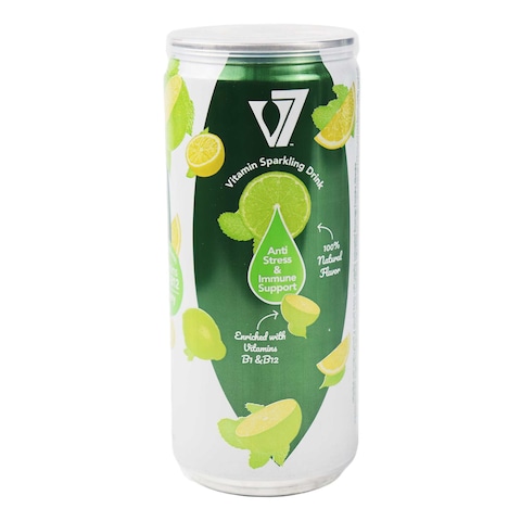 V7 Lemon Mint Sparkling Drink - 300ml