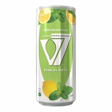 V7 Lemon Mint Sparkling Drink - 300ml