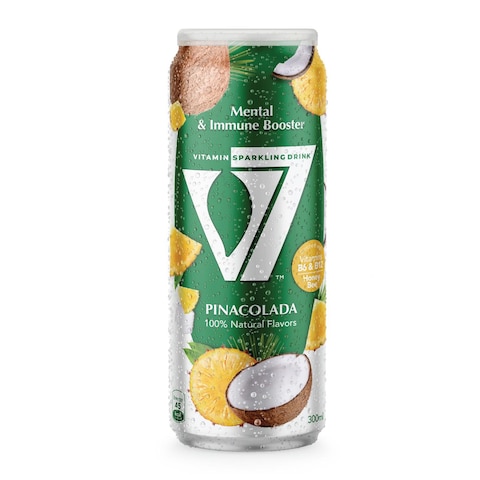 V7 Pina Colada Sparkling Drink - 300ml