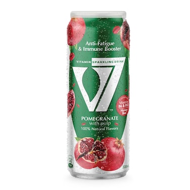 V7 Sparkling Drink - Pomegranate Flavor - 300ml