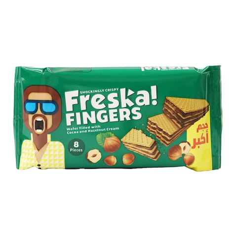Freska Finger Wafer Filled with Cocoa and Hazelnut - 10 Fingers
