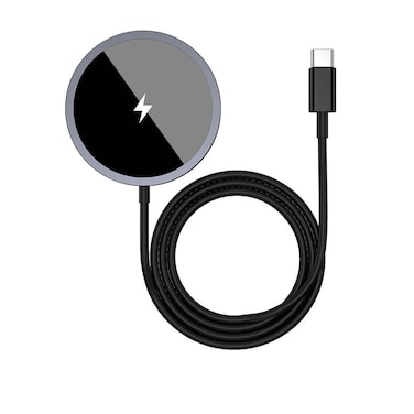 L'avvento 2 in 1 Double Sided Magnetic Charger 15 Watt - Black - MP444