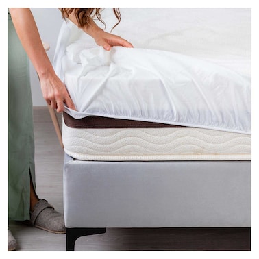 La Collection Mattress Protector - 100*200 Cm - White
