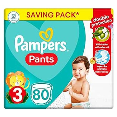 بامبرز حفاضات - مقاس 3 - 80 حفاضة