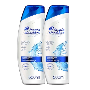Head And Shoulders Shampoo Classic And Clean - 600 Ml - 2 Pieces
