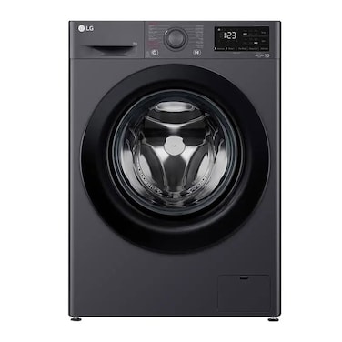 غسالة ملابس إل جي فيفاتشى تكنولوجيا الذكاء الاصطناعي - 9 كجم - فضي - F4R3VYG6J
