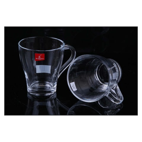Blinkmax Glass Cup Set - 260 ml - 6 Pieces - KTZB21