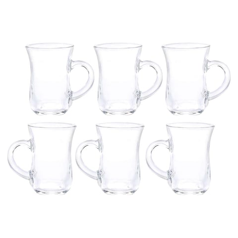 Blinkmax Glass Cup Set - 135 ml - 6 Pieces - KTZB11