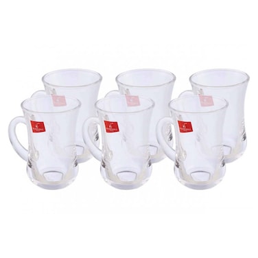 Blinkmax Glass Cup Set - 135 ml - 6 Pieces - KTZB11