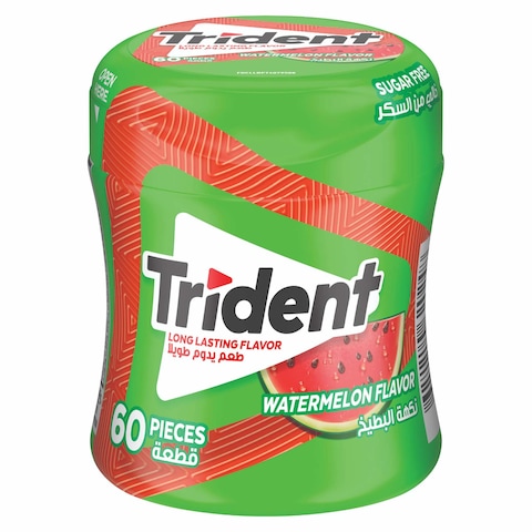 Trident Watermelon Chewing Gum - 60 Pieces
