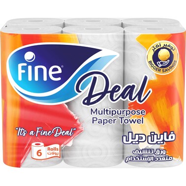 Fine Deal Kitchen Towels - 6 Rolls