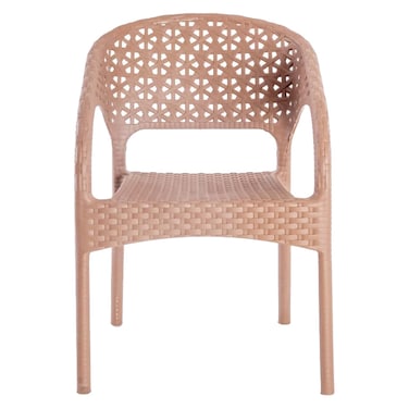 كرسي بلاستيك ريم - بيج