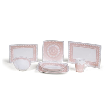 طقم عشاء لوتس دملا - 33 قطعة - 6009-5