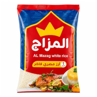 المزاج أرز أبيض مصري - 1 كجم