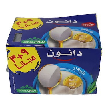 Danone Natural Yogurt - 100 gram - 12 Count