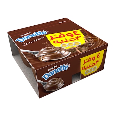دانيت بودنج شوكولاتة - 100 جم - 4 علب