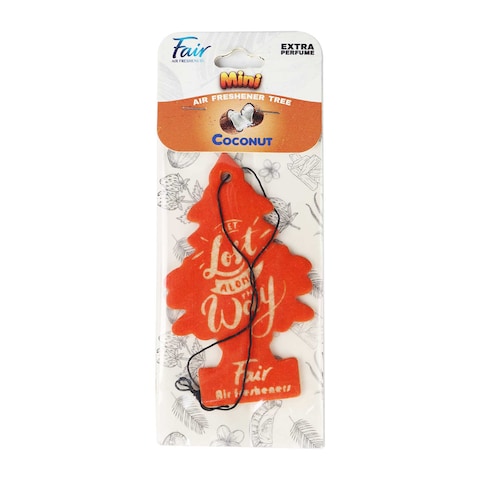Fair Mini Hanging Car Air Freshner with Coconut Scent