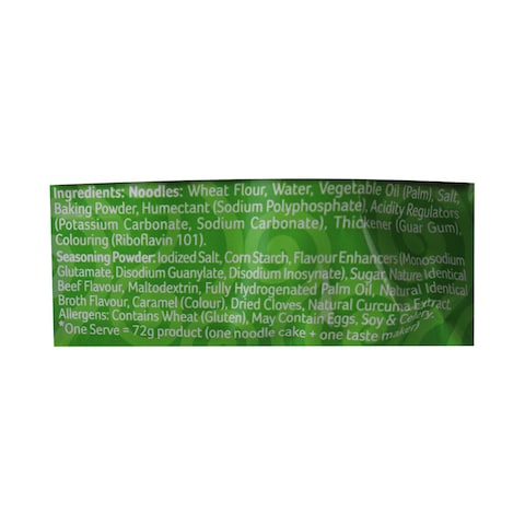 Knorr Noodles with Beef Flavor - 72 gram