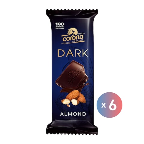 Corona Dark Almond - 6 Pieces
