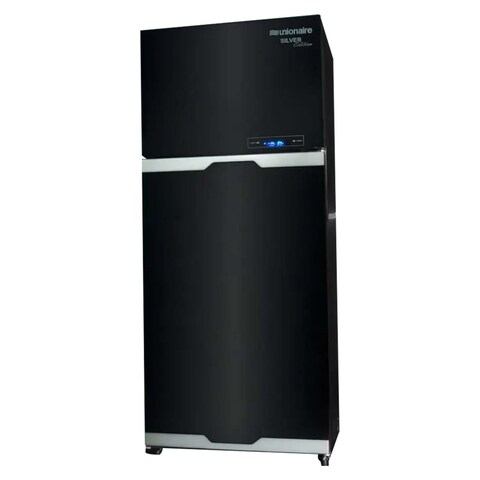 ثلاجة يونيون اير 370 لتر نوفروست بشاشة ديجيتال - أسود - URN-440LBG7A-DHVZ
