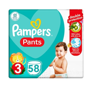 Pampers Diaper Pants - Size 3 - 58 Diaper