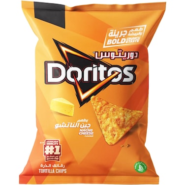 دوريتوس رقائق الذرة بطعم الجبن الناتشو - 45 جرام