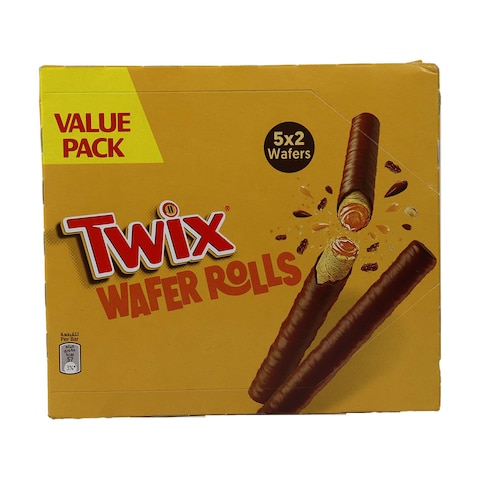 Twix Caramel Wafer Rolls - 22.5 gram - 5 Count