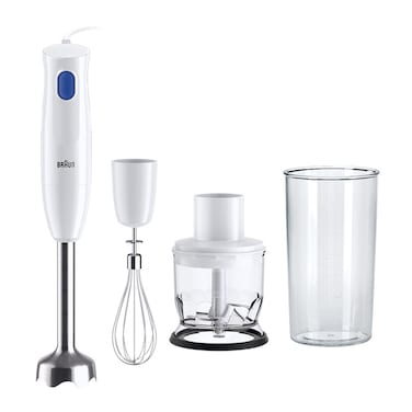 مضرب يدوي براون مالتي كويك 1 - 350 مل - 450 واط - أبيض - MQ10.202MWH