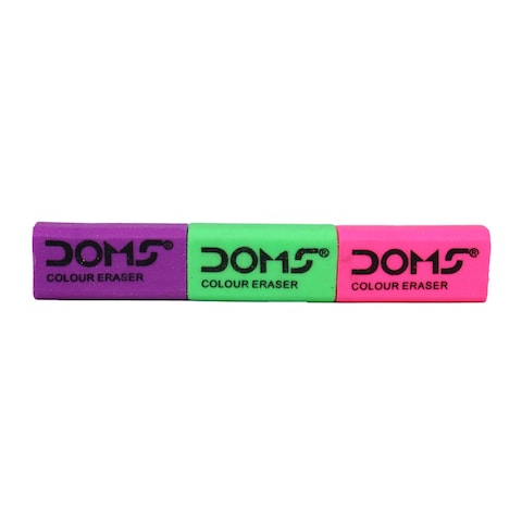 Doms Colored Eraser - 2 Pieces