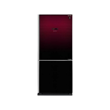 Sharp Inverter Digital Fridge with Bottom Freezer 558 Liter - Red - SJ-GV73J-RD