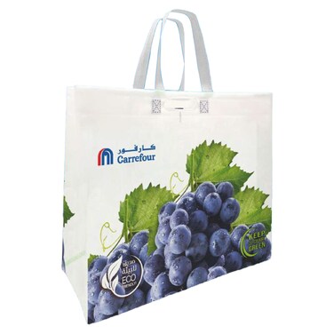 كيس تسوق كارفور ايكو بطباعه عنب