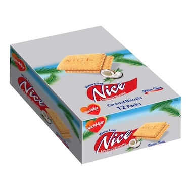 بسكو مصر نايس بسكويت بجوز الهند - 6 قطع - 12 باكيت