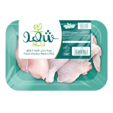 وجبة دجاج - 4 قطع
