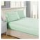La Collection Fitted Flat Bed Sheet - 120 x 200 cm - Mint