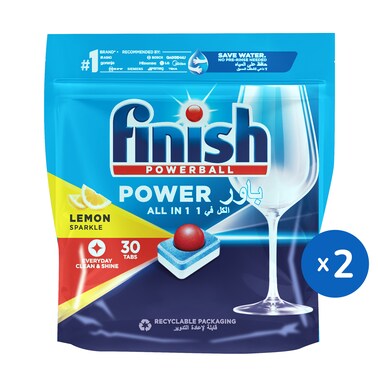 فينيش اقراص غسالات الاطباق برائحة الليمون - 30 قرص