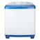 Kiriazi Washing Machine Half Automatic Top Load 7 KG - White Blue - K2TW7