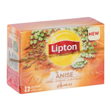 ليبتون أعشاب يانسون - 12 فتلة