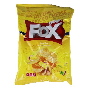 فوكس شيبس بطعم الجبنة المتبلة - 58 جرام