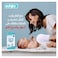 White Wet Baby Wipes Glove Bath - 1 Piece