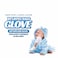 White Wet Baby Wipes Glove Bath - 1 Piece