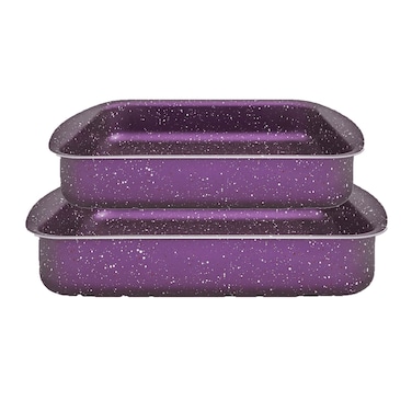 طقم طواجن فرن جرانيت نوفال - قطعتين