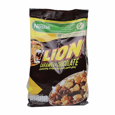 Nestle Lion Cereal with Caramel and Chocolate - 200 gram